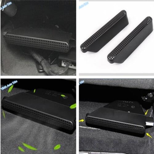 Lapetus Auto Styling Seat Below Heat Floor Air Conditioner AC Duct Vent Outlet Grille Cover Trim Fit For VOLVO XC60 2018 - 2020