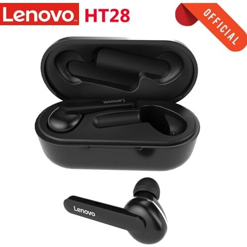 Lenovo HT28 TWS Wireless Headphones Bluetooth 5.0 Earphone Touch Control Sport Headset In-ear Stereo Bass Music Earbuds with Mic