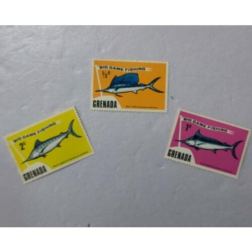1975 Grenada fish stamps， China Post Stamps Postage Collection
