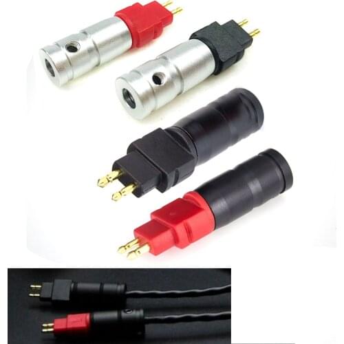 Diy Metal Housing Headphone Connectors plug Male Bulk Pins for Senheiser HD414 HD25 HD430 HD650 HD600 HD580 headset Repair Parts