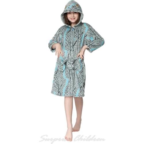 New Winter Anime Unicorn Kigurumi Hoodie Pajamas Children Animal Cosplay One Piece Sleepwear Kids Baby Swimming Soft Bath Towel