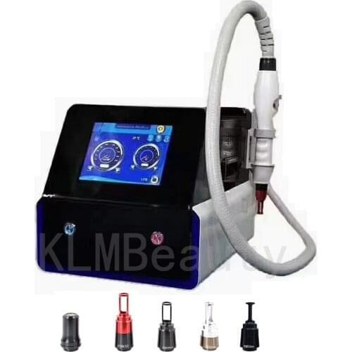 2021 New Portable 1064nm 532nm 1320nm ND YAG Laser Spots Tattoo Removal Eyebrow Pigment Picosecond Black Doll Beauty Instrument