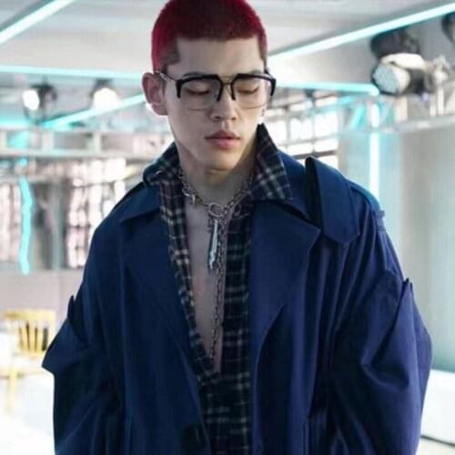 Q 2020 Luxury Brand Design Half Frame Oversized Irregular Men Sunglasses Big Box Flat Top Glasses Vintage Women Eyewear UV400