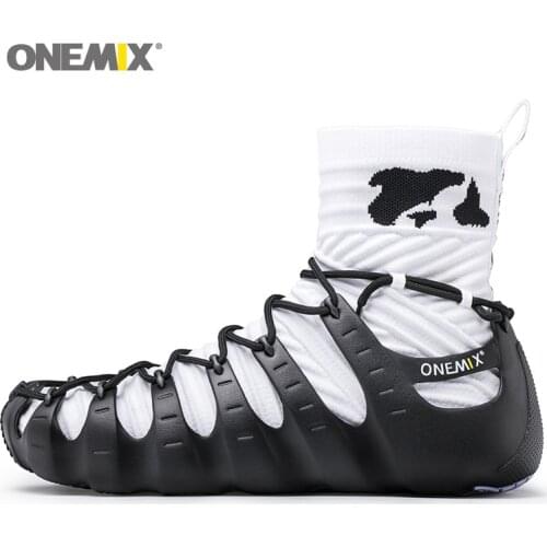 ONEMIX Men Warm Roma Gladiator Boots No Glue Sports Outdoor Fitness Running Shoes Women Jogging Trends Trainers Walking Sneakers