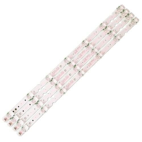 5 Set=20 PCS led backlight bar for TCL 50P65US 50S421 50S423 TCL-GIC-50D6-3030-4X7-LX20180417 4C-LB5007-YH02J 4C-LB5007-ZM03J
