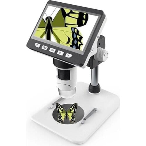 50x 1080P 1000x 4.3inch Portable Digital Microscope LED Lighted Digital Magnifying Glass Mobile Phone Repairing Magnifier