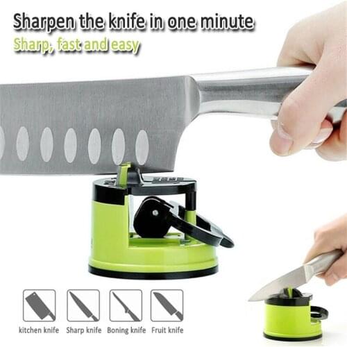 Suction Knife Sharpener Sharpening Tool Easy and Safe to Sharpens Kitchen Chef Knives Damascus Knives Sharpener Sharpening Tool