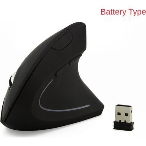 2.4Ghz wireless USB mouse creative office vertical photoelectric 6 button mouse DPI1600 for notebook desktop computers