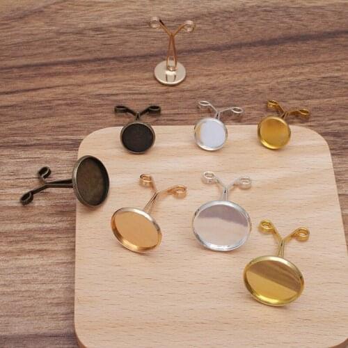 20 pcs/lot 20*30 mm DIY Hair Accessories For Women Hairpins Cabochon Base Handmade Clip