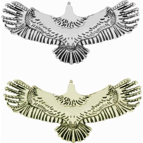 Women Hairpin Flying Eagle Shape Headwear Metal Enamel Jewelry Hawk Design Stick Slide Clip Button Hear Clips