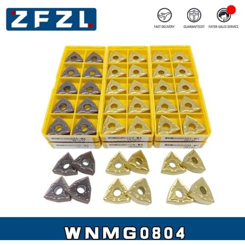 10pcs WNMG080404 WNMG 080408 Turning tool blade External turning tool Carbide insert CNC machining center External turning tool