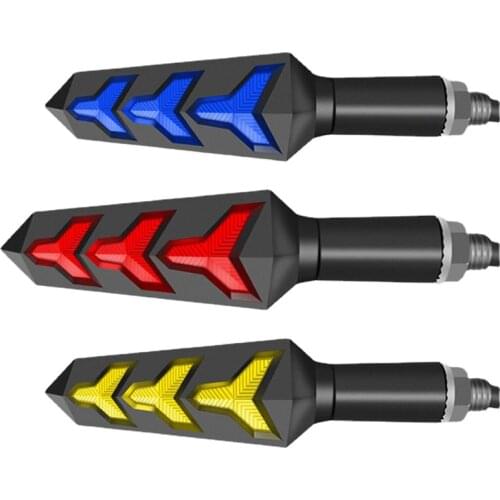 Motorcycle LED signal light streamer turn signal for Honda Yamaha Suzuki off-road vehicle universal 2pcs