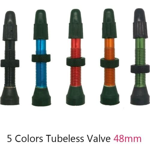 1 PCS 48mm Bicycle Tubeless Presta Valve for Road Bike MTB Tubeless Ready Tire Tyre Valve Presta 48mm