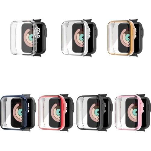 Full Protective Case Cover For Xiaomi Mi Watch Lite Waterproof Screen Shell Cover For Miwatch Lite Redmi Smart Watch Accessories