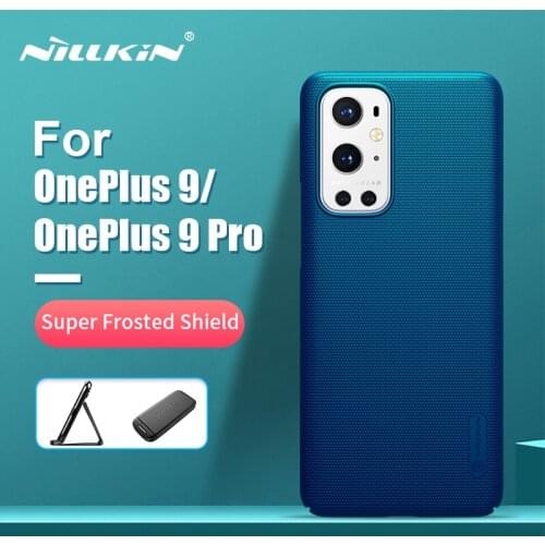 For OnePlus 9 Pro Phone Case NILLKIN Super Frosted Shield Case Anti-fingerprint Hard Back Gift Holder For One Plus 9