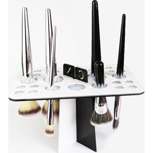 Cosmatic Makeup Brush Holder Drying Rack Organizer Shelf Air Drying Stand Storage Cosmetic Shelf Tool Makeup Beauty Tool Sale