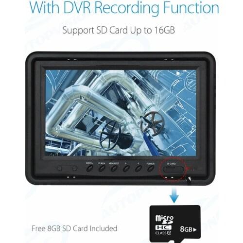 WP90 9inch TFT color monitor , use for Industrial Pipeline Snake Video Camera/ Sewer Drain Pipe Inspection Endoscope , fit WP90