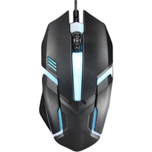 Ergonomic Wired Gaming Mouse Button LED 2000 DPI USB Computer Mouse With Backlight For PC Laptop Gamer Mice S1 Silent