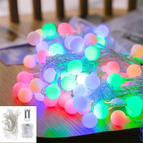 5M/10M/20M Globe String Lights Waterproof Ball Fairy String Lights With 8 Mode Battery Operated,Decor for Bedroom