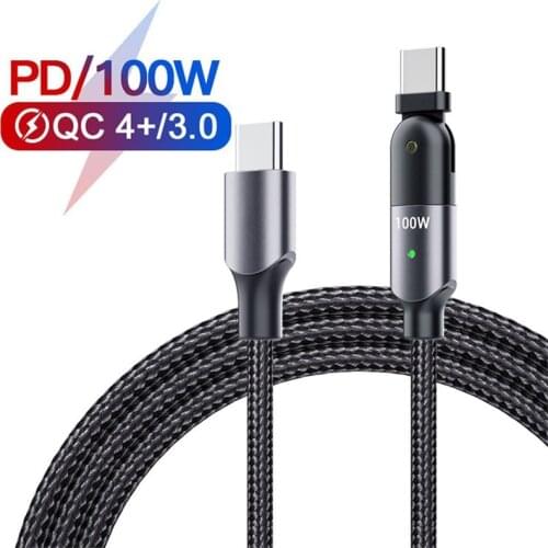 Usb C To Usb Type C Cable For Xiaomi Mi 9 Pd100w Quick Charge 4.0 Fast Charging Usb C Cable For Macbook Pro Ipad Pro Cord