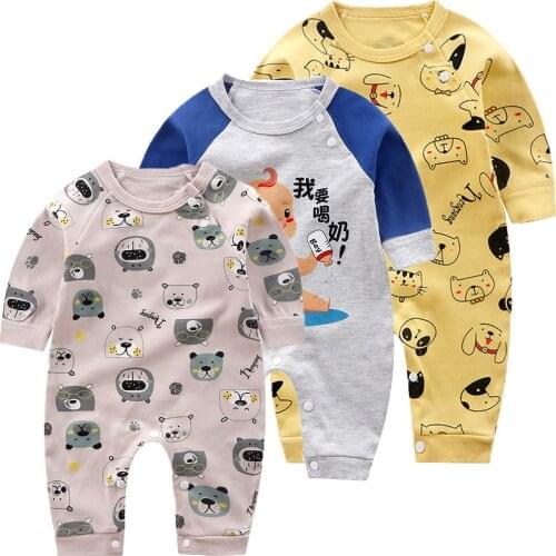 Clothes For Newborns 2021 Newborn Clothing Long Sleeve Romper Baby Outing Clothes Children Bodysuit Romper For Boys And Girls