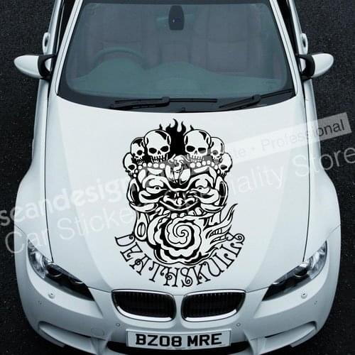 Cool! Totem Skull H 016 Auto Car Decal Sticker PVC(black,white,red,Gray colour)