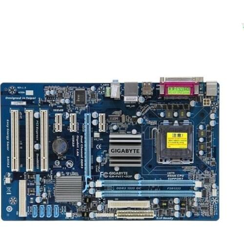 For Gigabyte GA-P41T-D3P Original Used Desktop Motherboard P41T-D3P G41 LGA 775 DDR3 8G SATA2 USB2.0 ATX