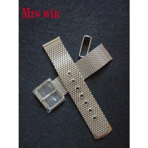Mrs win New Man Stainless Steel Silver Metal Bracelet Watch Band Strap Welcome wholesale