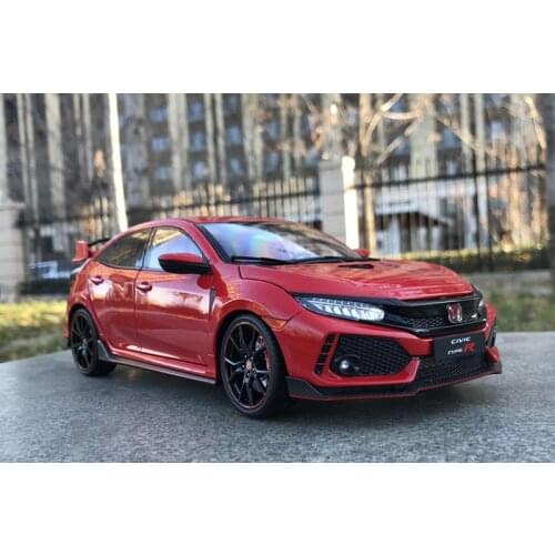 New 1:18 LCD Models For Honda Civic Type-R Diecast CAR MODEL TOYS Boys Girls Collection Red Metal,Plastic,Rubber