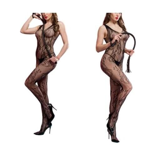 New Women Sexy Dragon Pattern Jumpsuit Romper Sleeveless Halter Slim Fit Hollow Out Bodysuits Skinny Playsuits