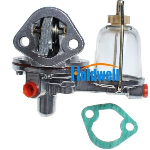Holdwell Fuel Lift Pump 3637338M91 for Massey Ferguson Tractor MF65 MF165 300 302 304 3165