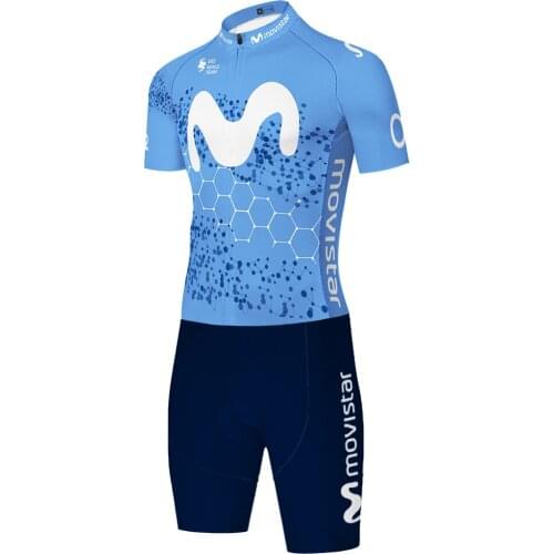 Jersey ciclismo 2020 Movistar roupas ciclismo cycling skinsuit 20D gel pad bicycle jumpsuit one piece triathlon suit quick dry