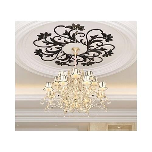 Flower Mission 3d Acrylic crystal stereo wall stickers Living room with ceiling decorative wall stickers