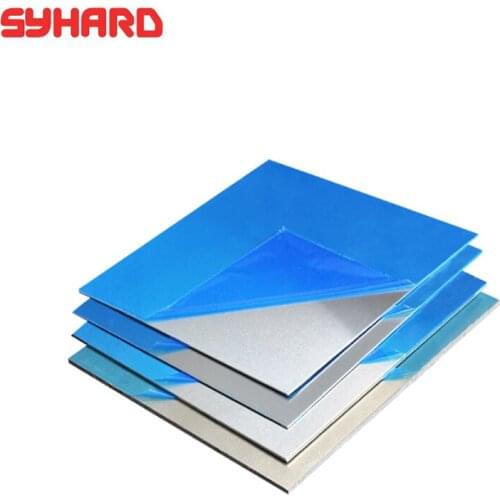 5pcs/lot Thickness2/3/5/4mm 6061 Aluminium Sheet 100x100 150x200 200x200 250x300 300x300 100x100mm