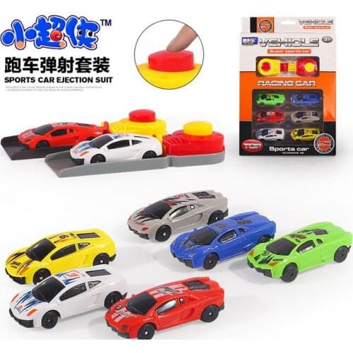 6pcs/set car toy model Sliding car random mixed pull back toys Classic toys boy and girl gift 1:64 Pocket car