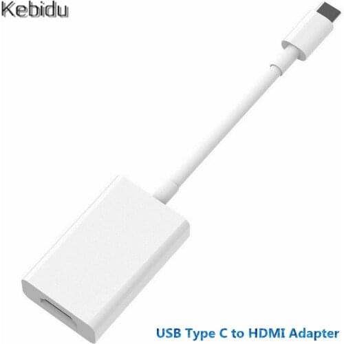 USB Type C Adapter 4K 30hz Type C 3.1 to HDMI-compatible Female Adapter Converter for Samsung S9/8 HTC HUAWEI LG