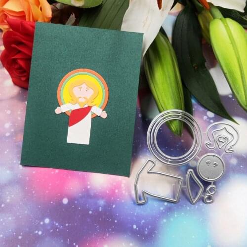 God Jesus cut-mold scrapbook for card making DIY embossed cut lace decorative new craft pattern