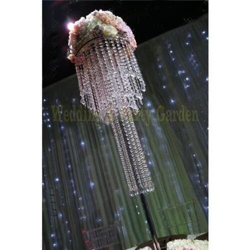 Crystal Table Center Wedding Centerpiece Flower Stand 10 pcs/lot