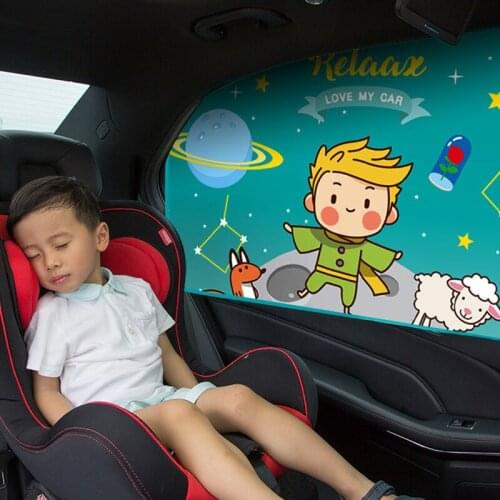 Magnetic Car Sun Shades Car Window Shades for Rear and Side Window Cute Cartoon Baby UV Protect Window Shade Window Films