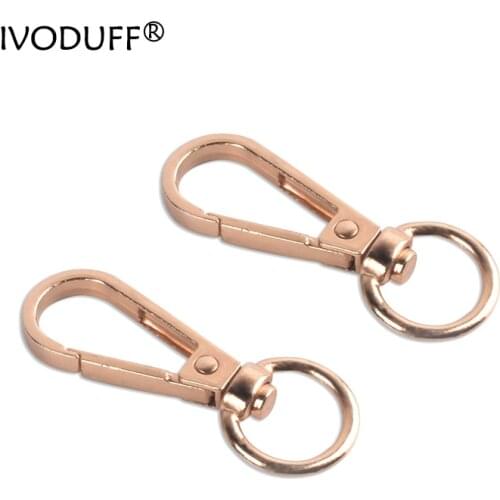 5pcs Metal Trigger Clasps Clips Snap Buckle Hook For DIY Bag Purse Key Ring Handbag Hardware Accessories