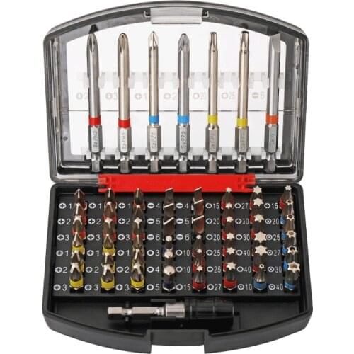 56PCS Security Screwdriver Bit Sets Magnetic Bit Set for Drill Multifunctional Screw Driver Bits for Furniture Tools