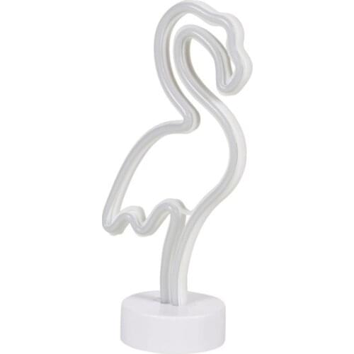 Modern New Burst Went Decorative Flamingo Neon LED Night light Desk lamp