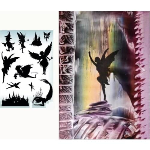 FAIRY Transparent Clear Silicone Stamp Seal for DIY scrapbooking photo album Decorative clear stamps C43