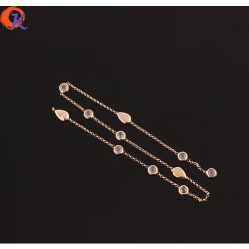 Cordial Design 1M/Lot Jewelry Accessories/Necklace Chain/Earring Findings/Genuine Gold Plating/DIY Chain Making/Hand Made Chain