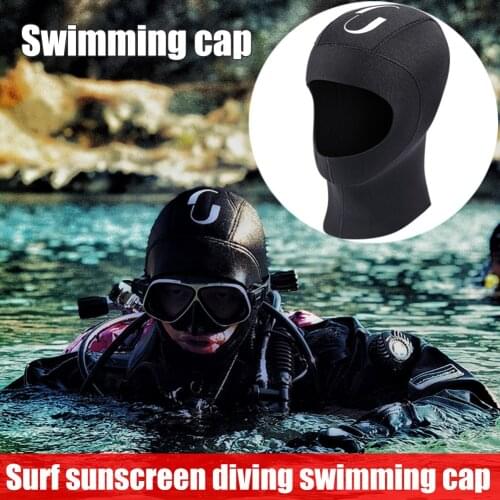 Diving Hood Neoprene Wetsuit Cap Keep Warm Durable Stretchable For Snorkeling Surfing Kayaking Swimming Sailing Bonnet Hijab