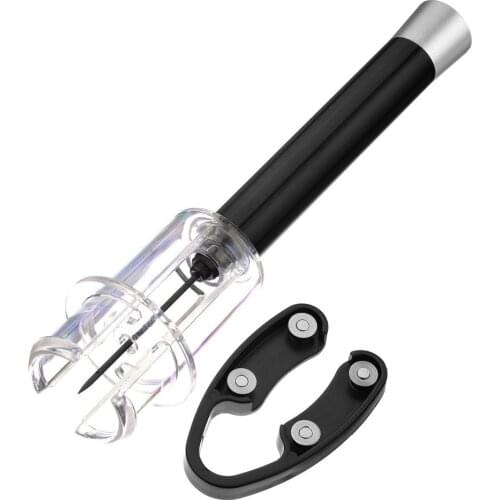 Aluminum Alloy Air Pressure Wine Opener Corkscrew Cork Remover Wine Bottle Opener Foil Cutter Set Kitchen Tools Bar Accessories