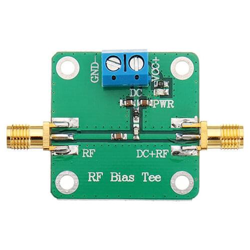 DC Bias 10-6000MHz 6GHz RF Tee Broadband Microwave DC Bias Blocker for HAM Radio RTL SDR LNA Low Noise Ham Radio Amplifier