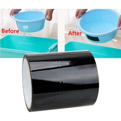 150x10cm/10x10cm Super Strong Fiber Waterproof Tape Stop Leaks Seal Repair Tape Self Fiber Fix Adhesive Insulating Duct Tape