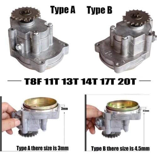 T8F 11T 13T 14T 17T 20T Tooth Clutch Drum Gear Box Sprocket for 33cc 43cc 49cc Go Kart Moto Dirt Bike Scooter Mini Moto New