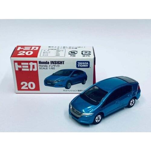 TOMY Tomica Honda Insight No.20 Alloy Car Model Toys Metal Diecast Toy Mini Cars Action Figures Collectible Model Vehicles Gift
